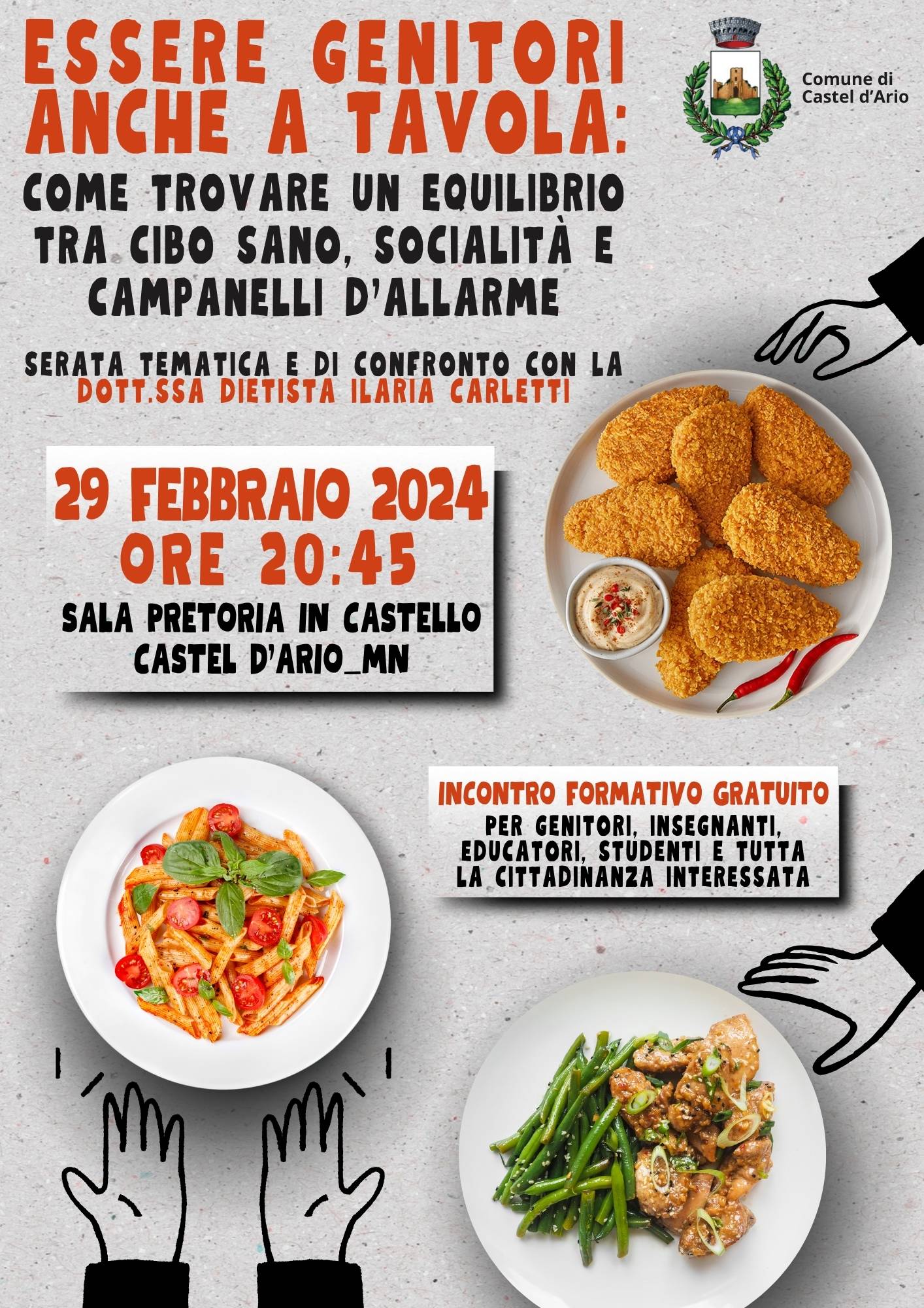 genitori a tavola cda