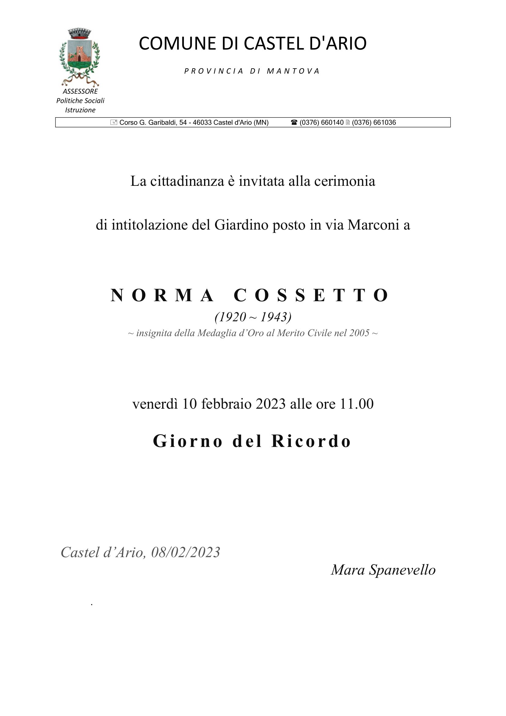 giorno del ricordo 23